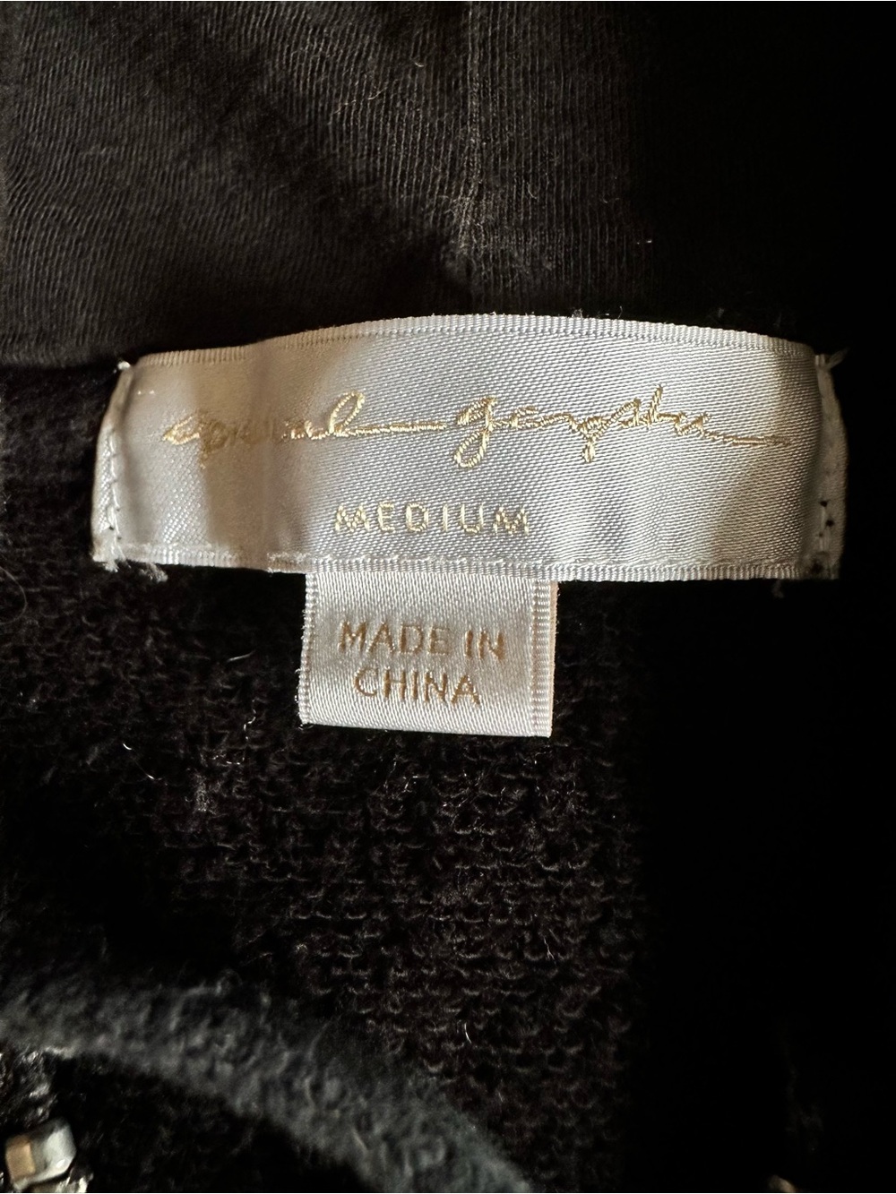 Spiritual Gangster Gratitude Rainbow Zip Hoodie Black Women’s Medium - Picture 5 of 7